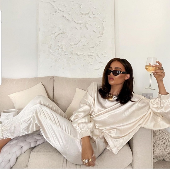 zara satin jogging jacket